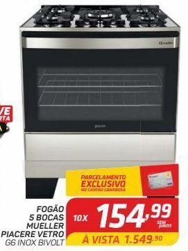 GBarbosa Fogão 5 bocas mueller oferta