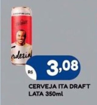 Bramil Supermercados Cerveja ITA Draft lata 350ml oferta