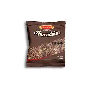 Amendoim frito com sal grãos união 500g