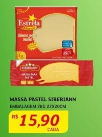 Assaí Atacadista Massa Pastel Siberian 22x20cm oferta