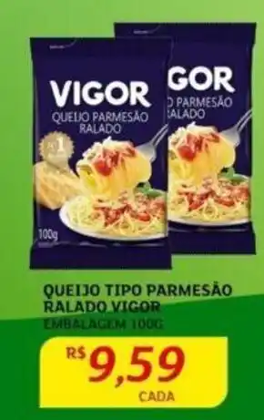 Assaí Atacadista Queijo Tipo Parmesão Ralado Vigor 100g oferta