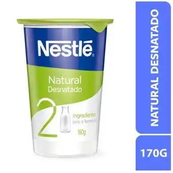 GoodBom Iogurte natural desnatado nestlé 160g oferta