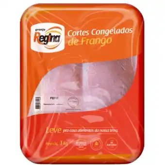 Super Lagoa Peito de frango regina congelado bandeja 1kg oferta