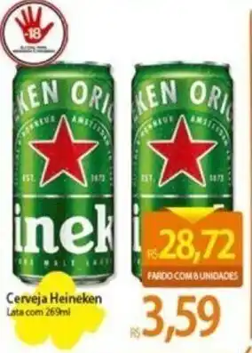 Atacadão Cerveja Heineken 269ml oferta