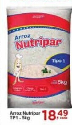 Rossi Supermercado Arroz Nutripar tipo 1 5kg oferta