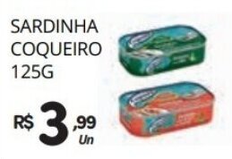 Supermercado Vitorino Sardinha Coqueiro 125g oferta