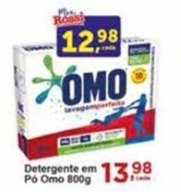 Rossi Supermercado Detergente em pó Omo 800g oferta