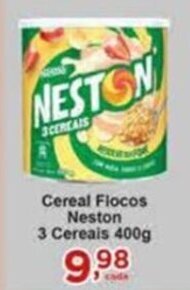 Rossi Supermercado Cereal Flocos Neston 3 Cereais 400g oferta