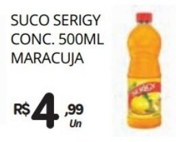 Suco Serigy Conc. 500ml Maracuja