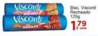 Rossi Supermercado Bisc. Visconti Recheado 125g oferta