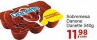 Rossi Supermercado Sobremesa Danone Danette 540g oferta