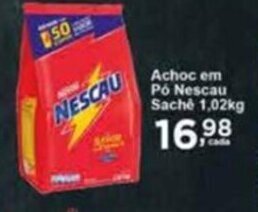 Rossi Supermercado Achoc. em pó Nescau Sachê 1.02kg oferta