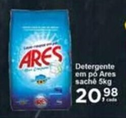 Rossi Supermercado Detergente em pó Ares Sachê 5kg oferta