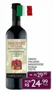 GBarbosa Vinho italiano sangiovese puglia 750 ml oferta