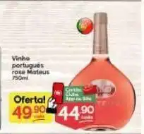 Supermercados Princesa Vinho português rosé mateus 750ml oferta