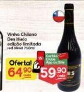 Vinho chileno des hielo ediçao limitada red blend 750ml