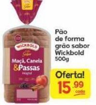 Pão de forma grão sabor wickbold 500g