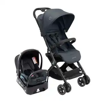 Carrinho de bebê maxi-cosi lara² trio com bebê conforto cinz