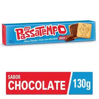 Biscoito passatempo recheado chocolate 130g