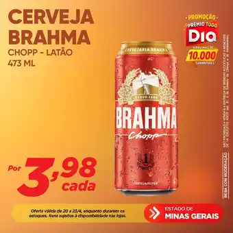 Dia Cerveja Brahma Chopp 473ml oferta