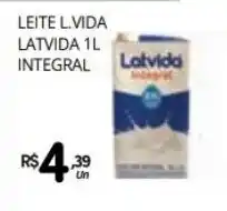Supermercado Vitorino Leite L.Vida Latvida 1L Integral oferta