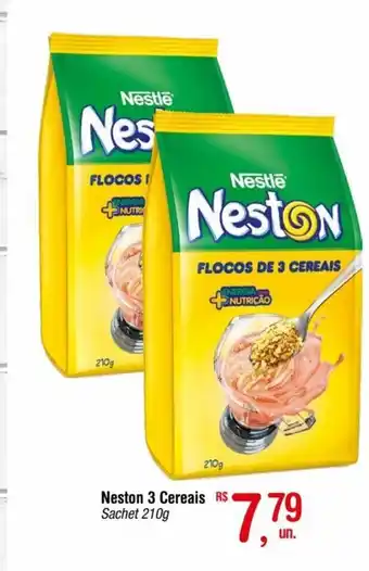 Fort Atacadista Neston 3 Cereais 210g oferta