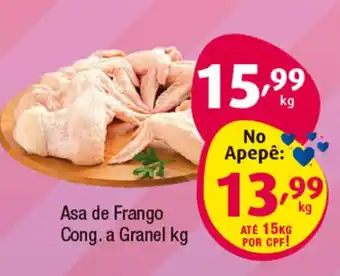 Inter Supermercados Asa de Frango Cong, a granel 1kg oferta