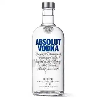 X Supermercados Vodka absolut 750ml oferta