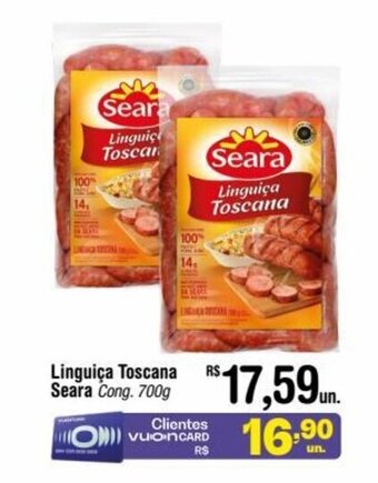 Fort Atacadista Linguiça Toscana Seara 700g oferta