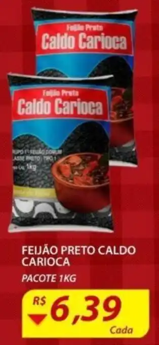 Assaí Atacadista Feijão Preto Caldo Carioca 1kg oferta