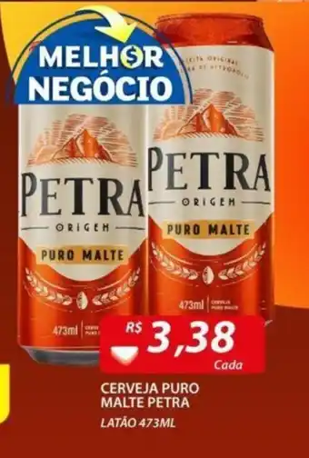 Assaí Atacadista Cerveja Puro Malte Petra 473ml oferta