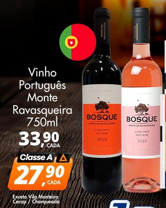 Vinho Português Monte Ravasqueira 750ml
