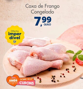 Delta Supermercados Coxa de Frango congelado 1kg oferta