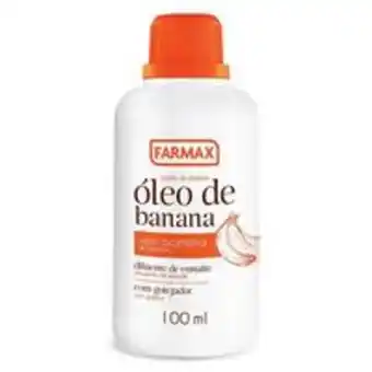 Farmácia Permanente Óleo de banana farmax 100ml oferta