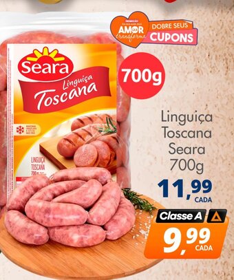 Delta Supermercados Linguiça Toscana Seara 700g oferta