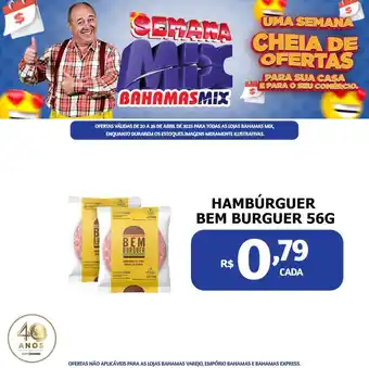 Hambúrguer Bem Burguer 56g
