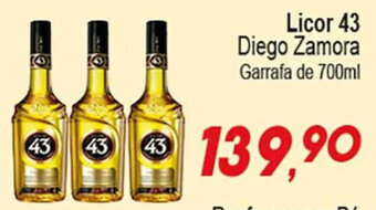 Villefort Atacadista Licor 43 Diego Zamora Garrafa de 700ml oferta