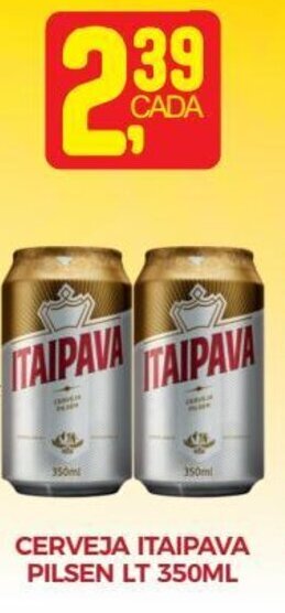 Fort Atacadista Cerveja Itaipava Pilsen Lt 350ml oferta