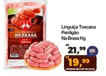 Semar Supermercado Linguiça Toscana Perdigão Na Brasa Kg oferta