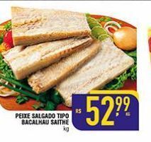 Mercantil Rodrigues Peixe salgado tipo bacalhau saithe oferta