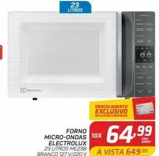 GBarbosa Forno microondas electrolux 23l oferta