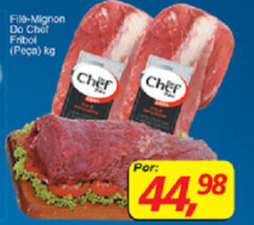 Supermercados Guanabara File-Mignon Do Chef Friboi (Peca) 1kg oferta