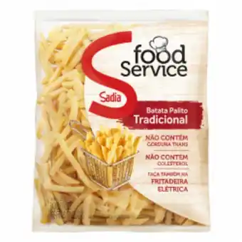 Nordestão Batata pré-frita palito tradicional congelada sadia food service pacote 2kg oferta