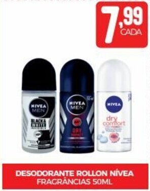 Fort Atacadista Desodorante rollon Nivea 50ml oferta