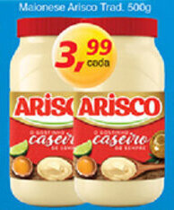 Supermercados Guanabara Maionese Arisco 500g oferta