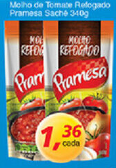 Supermercados Guanabara Molho de Tomate Refogado Pramesa 340g oferta