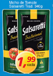 Supermercados Guanabara Molho de Salsaretti Trad. 340g oferta