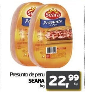 Cometa Supermercados Presunto de peru SEARA kg oferta