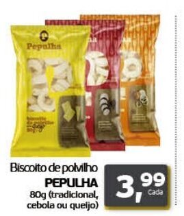Cometa Supermercados Biscoito de polvilho PEPULHA 80g oferta
