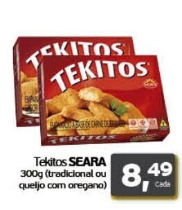 Cometa Supermercados Tekitos Seara 300g oferta